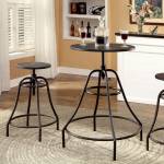 FORTE BAR TABLE SET DARK BROWN CM-BT6249DK-3PK